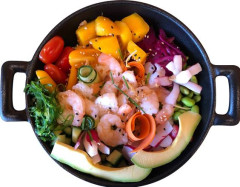 Produit Poke bowl aux crevettes